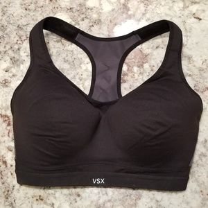 Victoria's secret VSX Black sports bra 34DDD 34F